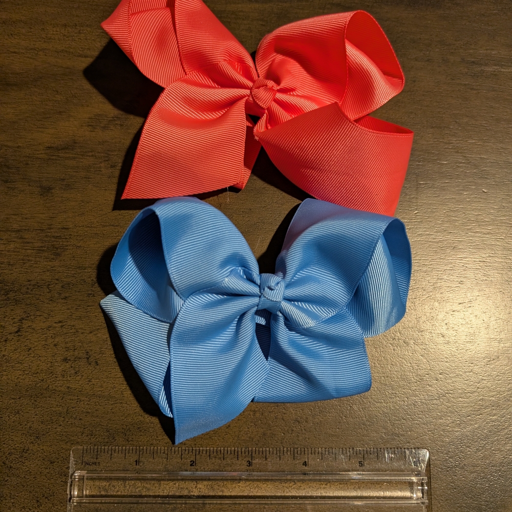 Colorful Kids Hair Bow Set